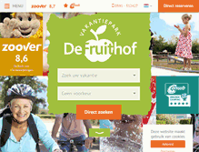 Tablet Screenshot of fruithof.nl